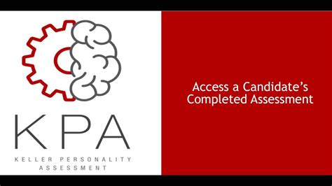 kpa personality test